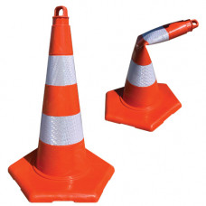 Rubber cones for roads KDR09-6-E made of TPE 52cm 1kg - buy at a low price