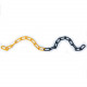 PC02 yellow-black plastic chain