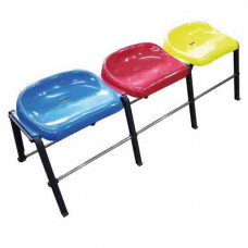 ST03 plastic sectional chairs for 3 seats without a back - buy 