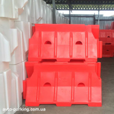 Water filling barrier VB05 - red road dividing block - buy at a low price