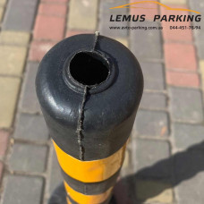 DS42-Ch rubber barrier post black - buy at a low price