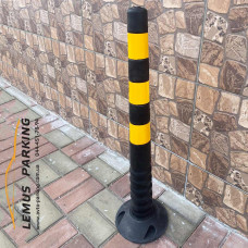 DS42-Ch rubber barrier post black - buy at a low price