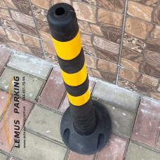 DS42-Ch rubber barrier post black - buy at a low price
