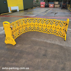 DB08 sliding barrier fencing on wheels - 16 panels on hinges - buy 