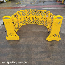 DB08 sliding barrier fencing on wheels - 16 panels on hinges - buy 