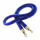  Blue velor rope with gold tips