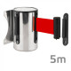 NT05 wall mounted barrier with red tape 5m