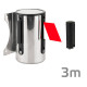 NT03 wall mounted barrier with red-white tape 3m