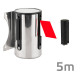 NT05 wall mounted barrier with red-white tape 5m