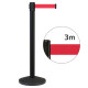 LTM02  crowd control with a red tape of 3 m
