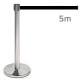 LT05 crowd barrier with black tape 5m