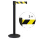 LTM02 barrier with black and yellow tape 3m