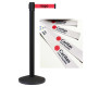 LTM02 barrier with logo on the tape 2,5m