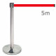 LT05 crowd barrier with red tape 5m