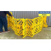 DB08 sliding barrier fencing on wheels - 16 panels on hinges - buy 