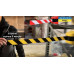 Fencing with retractable yellow-black tape 9 meters on magnets for racks - buy 
